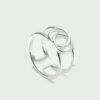 353e410c1bd8d55e Titanium steel sier love designer jewelry for men and women spirit heart rings party engagement confession wedding Ring with green box Size 5-11