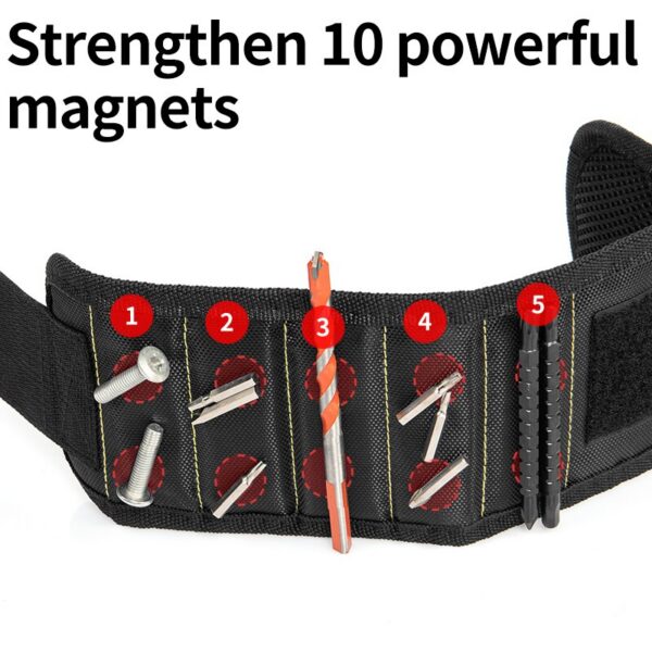 Multifunctional Magnetic Strap Screw Storage Bag Portable Electrician Wrist Guard Oxford Cloth Tool Kit Sturdy And Durable