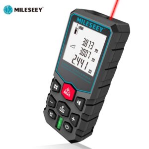 35740a5236edddfa Mileseey X5 Laser Distance Meter Roulette Digital Tape Rangefinder Level Bubble Trena Metro Range Finder Measuring Tools