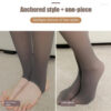 Women Socks 2023 Spring Woman Pantyhose Translucent Wool Sock Pants Winter Stocking Fleece Lined Tights Thermal Legging Fake