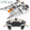 3593a53c4217c58c Hot Toys Star Wars 1703 PCS UCS Series star SnowSpeeder Building home decor 75144 Reproduce Blocks Present Gifts