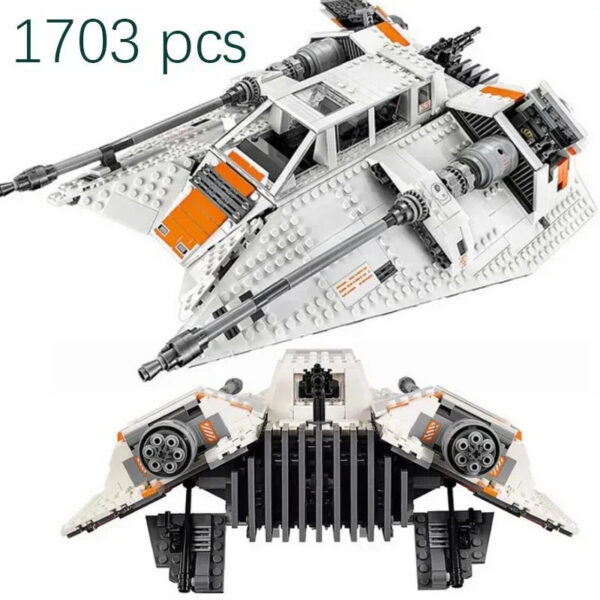 3593a53c4217c58c Hot Toys Star Wars 1703 PCS UCS Series star SnowSpeeder Building home decor 75144 Reproduce Blocks Present Gifts