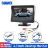 BINWEI 4.3 Inch Car Monitor Easy To Install High-definition Reversing Image Universal hine Screen Display for Camera