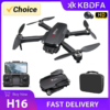 KBDFA New Drone H16 GPS Professional Dual Camera Dron Quadcopter Brushless Aerial Photography Laser Obstacle Avoidance RC Toy