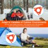 STCRERAG Gas Tank Bracket Foldable Canister Stand Gas Canister Support Orange Gas Tank Stove Stand Bracket Tripod Outdoor Stove Flat Gas Tank Holder for Outdoor Camping Hiking Picnic Cooking