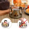 35cd3ef462fdbbf3 2 Pack Mini Alcohol Stoves, Ultralight Portable Spirit Burner Furnace, Camp Stove with Aluminum Stand, Grey Alcohol Fuel Stove for Outdoor Backpacking Hiking Camping Survival Picnic Cooking