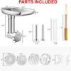 35ea7d3182ad0f8e Metal Food Grinder Attachments for all KitchenAid chef and Cuisinart Stand Mixers SM-50 Series. Meat Grinders, Sausage Stuff