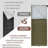 35fa01cea3e970f3 QEZER Down Sleeping Bag,Lightweight Rectangular Sleeping Bag for Adults,Kids,Boys,Girls 3 Seasons Backpacking, Hiking and Camping Outdoor,can be used as the Blanket