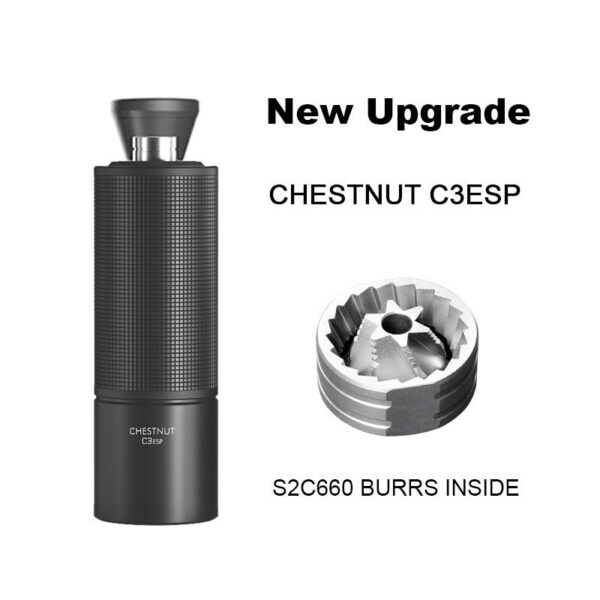 TIMEMORE Chesut C3S / C3ESP Manual Coffee Upgrade All-metal Body & Anti-slip Design Portable Grinder S2C Burr Inside