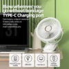 Camping Fan8000mAh Rechargeable Desktop Portable Air Circulator Wireless Ceig Electric With LED Light Clip-on Home Fan