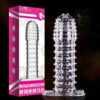 36251dca2887cc35 Spike Condoms Penis Extension Sleeves Sex Toys for Men Delay Ejaculation Reusable Condoms Enlargement Sperm Lock Cock Ring