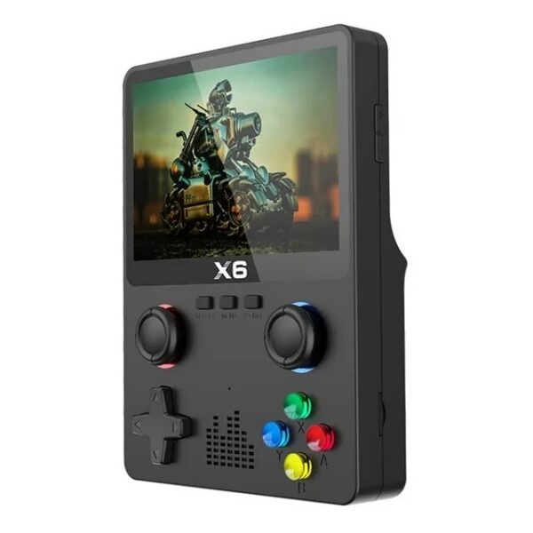 New Consoles X6 3.5Inch IPS Screen Handheld Player Dual Joystick 11Simulators GBA Video Game Console for Kids Gi