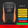 FTTH Mini 6 in 1 Optical Fiber Power Meter OPM Fiber Optical RJ45 Cable Tester  Visual Fault Locator 30mw VFL Laser PenLED Light