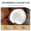 36514b564f72e4ea 250ml Coconut Sooth Dry Skin Lighten Fine Lines Face Massage Oil Nourishes Hair Removes Frizz Hair Care Oil Firming Body Oil