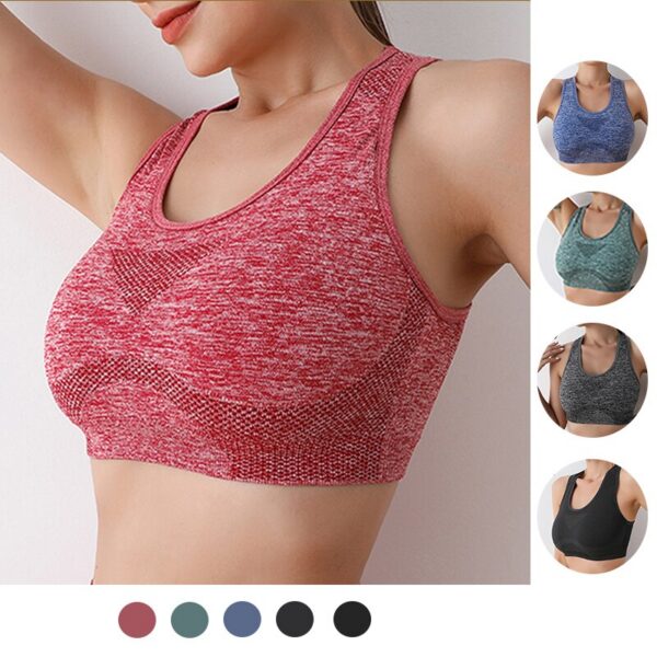 36623a2e04b988fd Soutien-gorge Push Up Respirant Pour Femmes, Sous-vêtements De Sport, Course À Pied, Yoga, Fiess