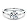 GRA Certified 1-3CT Moissanite VVS1 Lab Diamonds Solitaire Ring for Women Engagement Promise Wedding Band Jewe