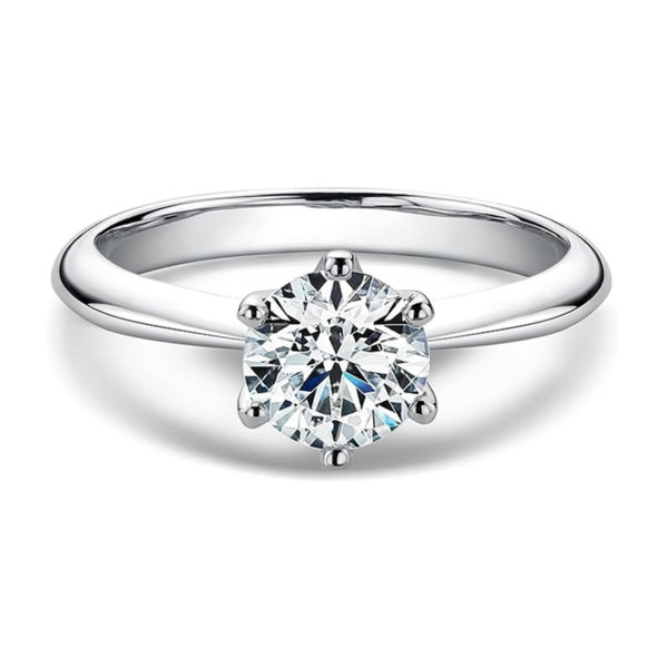 GRA Certified 1-3CT Moissanite VVS1 Lab Diamonds Solitaire Ring for Women Engagement Promise Wedding Band Jewe