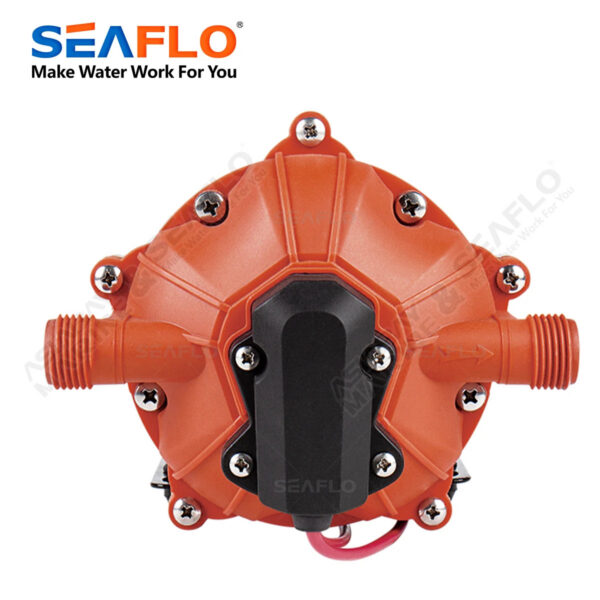 SEAFLO 55 Series Diaphragm Water Pump 5.0GPM 60PSI 12 Volts Electric Yacht Boat Marine RV Caravan High Pressure Supply 5 Chamber