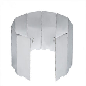 Ultralight Outdoor 10 Plates Shield Camping Stoves Windshield Foldable Gas Cookers Wind Deflectors Stove