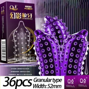 36Pcs Condoms Sex Toys for Men Adult Dense Large Particles Orgasm Penis Sleeve Fresh Easy To Clean Safety Condom Sex Goods