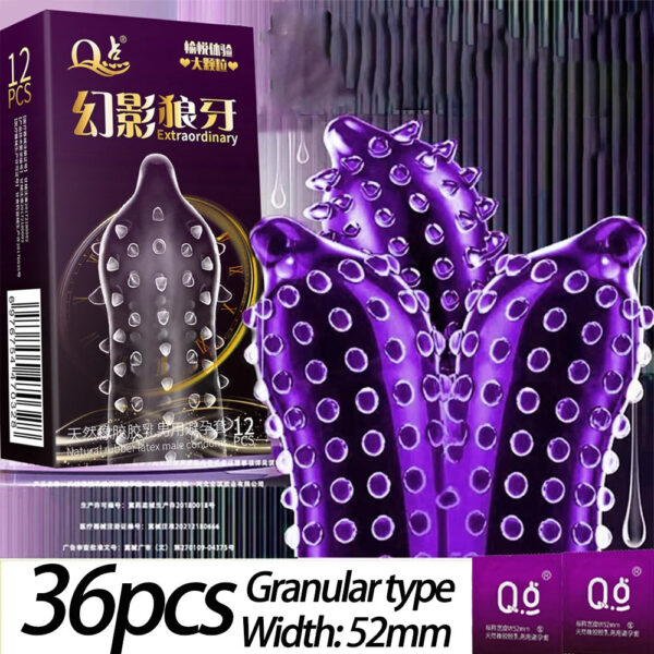 36cad0bab315330c 36Pcs Condoms Sex Toys for Men Adult Dense Large Particles Orgasm Penis Sleeve Fresh Easy To Clean Safety Condom Sex Goods