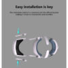 36cc04866965f207 Replaceable Elite VR Headset Improve Comfort Adjustable Head Strap for Meta Quest 3 Accessories Helmet