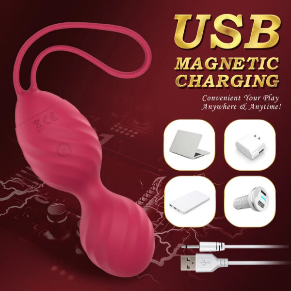 36d4f62c0df5e8c0 Vaginal Tighten Exercise Vibrator Shrinking Kegel Balls Ben wa ball G Spot Vibrator Eggs Wireless Remote Control Women Sex Toys