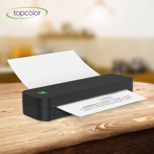 Portable Mini No Ink Printing A4 for Phone PC Tattoo Transfer Printer or 5PK Thermal Paper Rolls