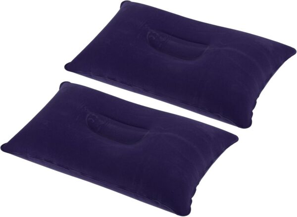 370047775af1757d PATIKIL Inflatable Pillow, 2 Pack Squared Ultralight Camping Travel Pillow Desk Rest Neck Support for Hiking Backpacking Office, Pink