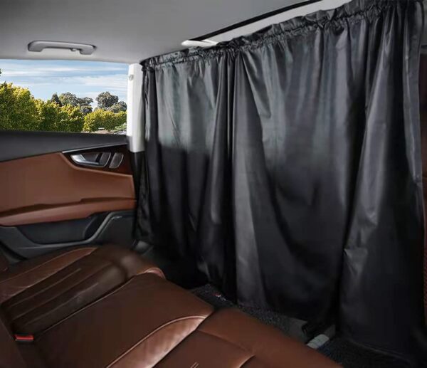 Car Side Sun Shades, 4 PCS Window Sunshades Privacy Curtains, 100% Block Light f