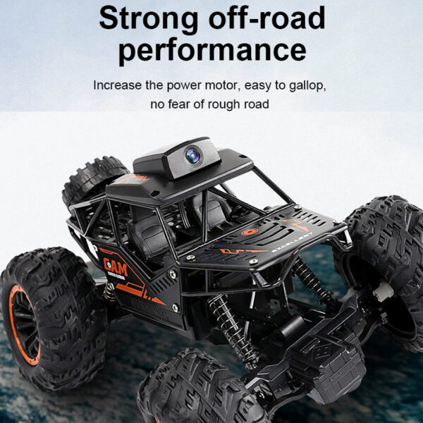 370894754a2b260b Rc Car With HD Camera FPV WIFI hine On Remote Control Stunt 1:18 2.4G SUV Radiocontrol Climbing Toys For Kids on a Sign