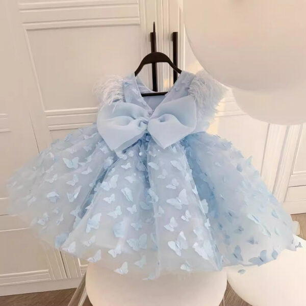 Summer Baby girls Dresses for Prom 2024 New Children‘s Infant Princess Ball Gown Kids Wedding Birthday Baptism Party Clothing
