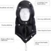 Winter Warm Ultralight Down Hood Waterproof Sleeping Bag Outdoor Camping Windproof Down Cap Hat with Storage Bag