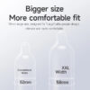 Extra Large 58mm size Ultra Thin Condoms Adults Toys For Men 10pcs XXL G-Spot Penis Sleeve Super Smooth Condones Sex Products
