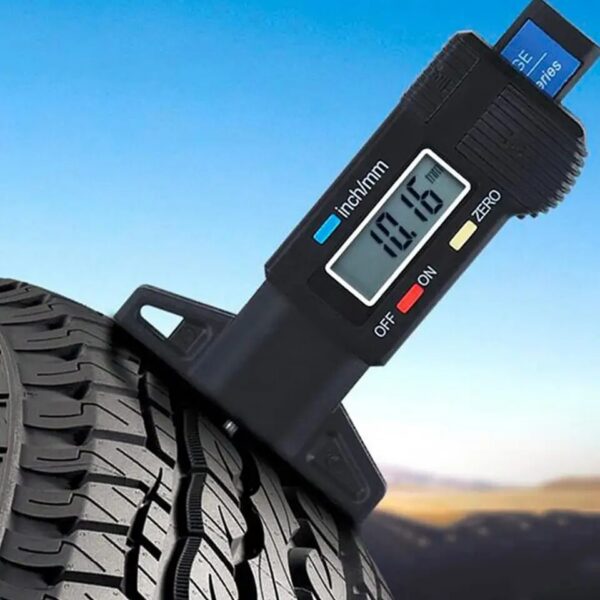374d95111cceac03 1PC Digital Depth LCD Tread Gauge For Car Tire 0-25mm Measurer Tool Caliper Repair Tools