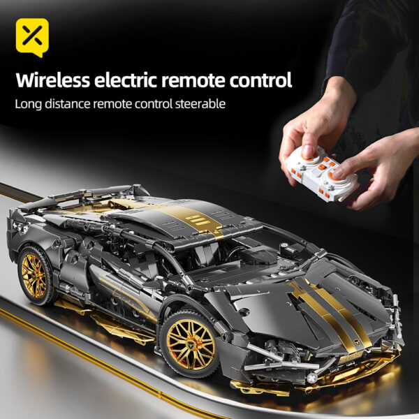 376481931a3c1447 ToyX 1:14 Supercar Building Block Toy Optional Power Group 14+ Technology Design Christmas Gift for Adults and Kids With Box