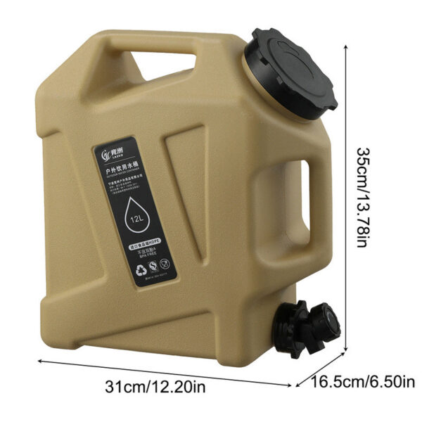 376b8c91688608e0 Camping Bucket Large Capacity Portable Drinking Water Canister with Faucet No Leakage for Outdoor Travel Driving Hiking