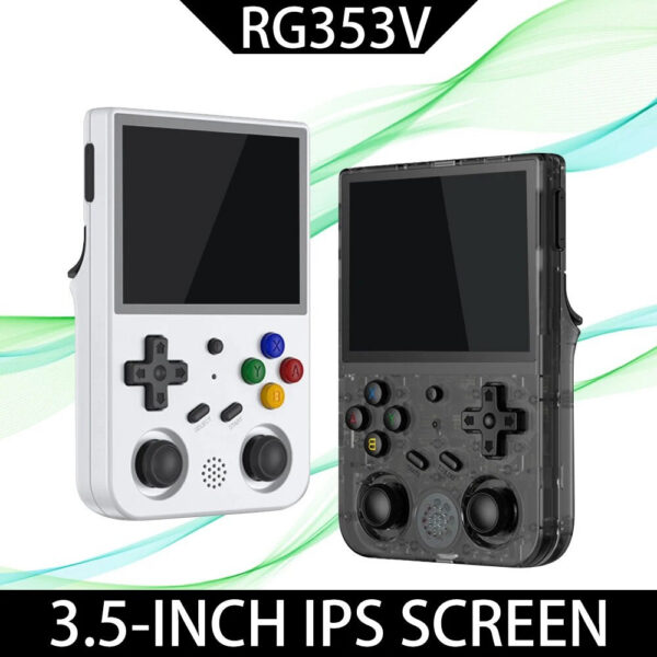 Anbernic New Retro RG353V 3.5-inch IPS Android Linux OS 353VS Wifi Video Console RK3566 1.8GHz Game Player Children's Gifts