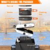 377bad208ee4e23c Hisencn Portable Camping Stove, 2 Burner Foldable Camp Stove, 20000 BTU Folding Gas Stove, Portable Propane Stove with Carry Bag, Adjustable Burners & Piezo Ignition, Includes Frying Pan, Kettle, Pot