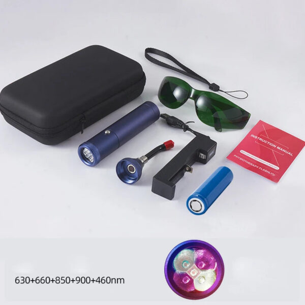 Red Light Therapy Device Cold Sore Canker Sore Treatment Infrared Light Therapy Wand for Mouth Nose Ear Knee Feet Hands Ankle