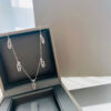 3793f1f142189113 100% sier 2022 new full sliding diamond women's necklace pure hand welding awesome craftsmanship. wedding gift