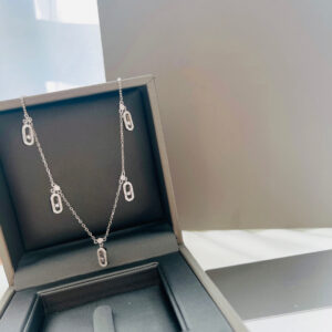 3793f1f142189113 100% sier 2022 new full sliding diamond women's necklace pure hand welding awesome craftsmanship. wedding gift