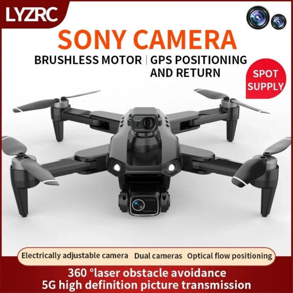 37be8a2f7f39c5d4 L900 Pro MAX GPS 4K Professional HD Dual Camera 5G Wifi 360° Obstacle Avoidance Brushless Foldable Quadcopter RC Drone Toy