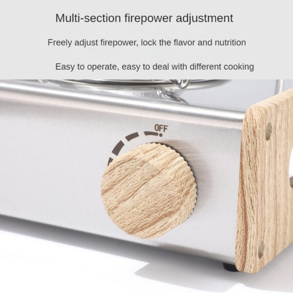 Outdoor Mini Portable Gas Stove Stainless Steel Cassette Furnace Gases Burner Camping Accessories