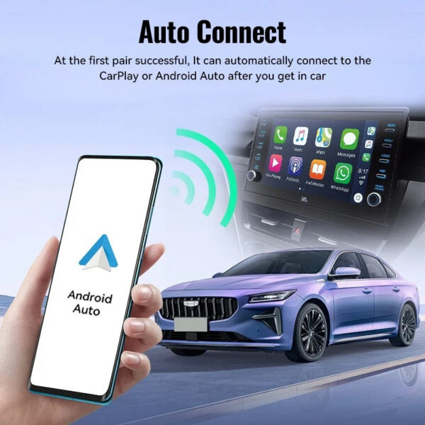XUDA NEW CarPlay Android Auto Wireless Adapter Smart Mini Box Plug And Play WiFi Fast Connect Universal For Nissan