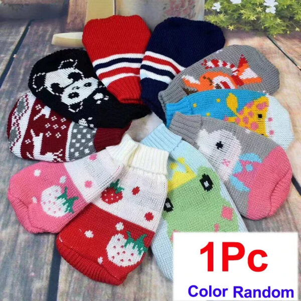 Winter Clothes Christmas Deer Clothing Chihuahua Puppy Pet Yorkshire Halloween Dog Sweater
