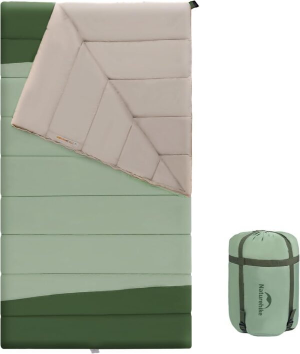37ea6e8cf21f7f56 Naturehike Schlafsack aus Baumwolle 3-4 Jahreszeiten Wasserdichter Leichter Deckenschlafsack für Camping, Reisen und Outdoor-Aktivitäten -Ideal für Erwachsene und Kinder - 200 x 115 cm