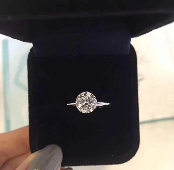 37f840a90c6a7d4f Have stamp and box 1-3 karat diamond rings anelli moissanite sterling sier couple women marry wedding sets engagement jewelry lovers