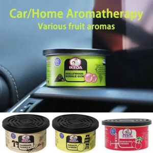 Car Air Freshener: 12 kinds Scent Organic Cans Odor Eliminator Essential Long-Lasting Strong Fragrance | For Home