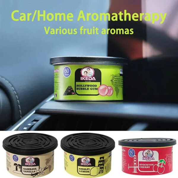 3806f27d75a05f41 Car Air Freshener: 12 kinds Scent Organic Cans Odor Eliminator Essential Long-Lasting Strong Fragrance | For Home